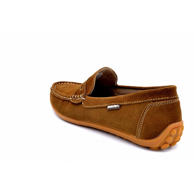 Sweden Kle Aquila camel | Mocasín de piel para hombre