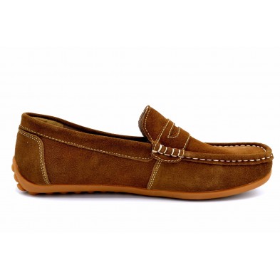 Sweden Kle Aquila camel | Mocasín de piel para hombre