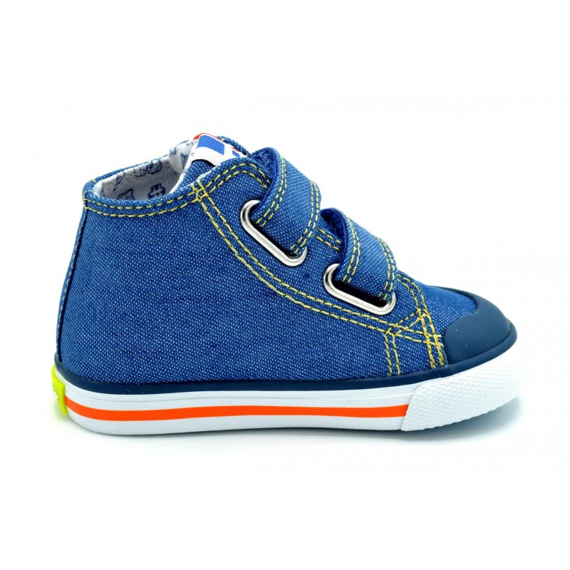 Pablosky 966710 denim jeans | Botita de lona para niño