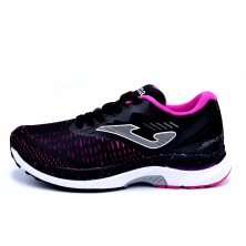 Joma R.Hispalis Lady negro fucsia | Zapatilla de running para mujer