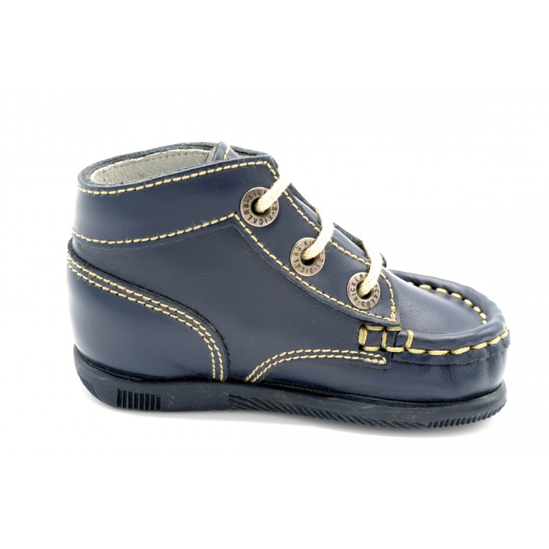 Kickers 4835 - Bota de piel para niño