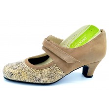 Drucker Calzapedic 24172 Beige - Zapato vestir con plantilla extraible