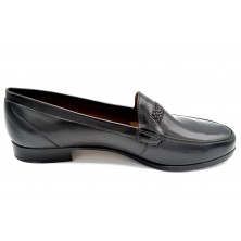 Paco Cantos 16 Negro - Zapato de vestir con suela de cuero