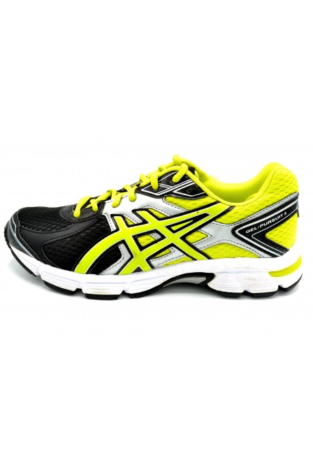 Asics Gel Pursuit 2 black lime - Zapatilla de running