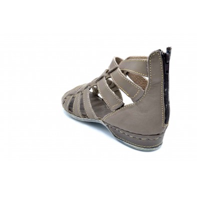 Porronet 5023 Taupe - Sandalia de piel