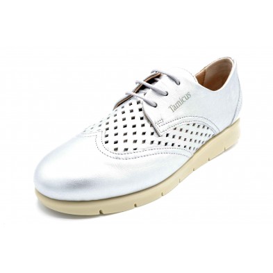 Tamicus 2125 Plata | Zapato de piel con cordones