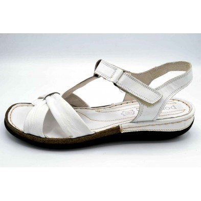 Porronet 5221 Blanco | Sandalia de piel