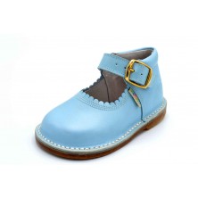 Nenuco 4099 Azul | Zapato de piel para niña