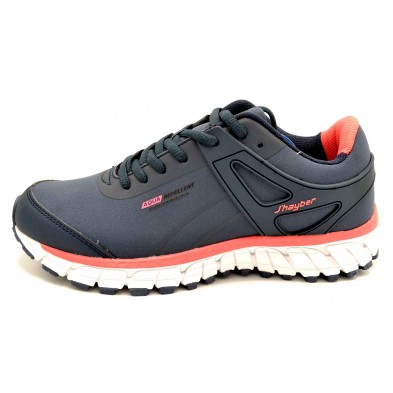 J´Hayber Mecano Navy | Zapatilla deportiva trekking y senderismo | Tejido Aqua Repellent